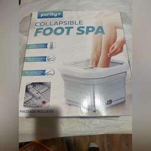 White Collapsible Foot Spa